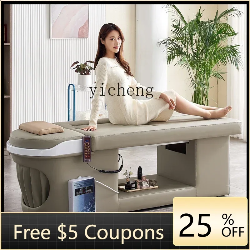 

ZC moxibustion bed head treatment water circulation shampoo bed smokeless whole body moxibustion fumigation physiotherapy bed