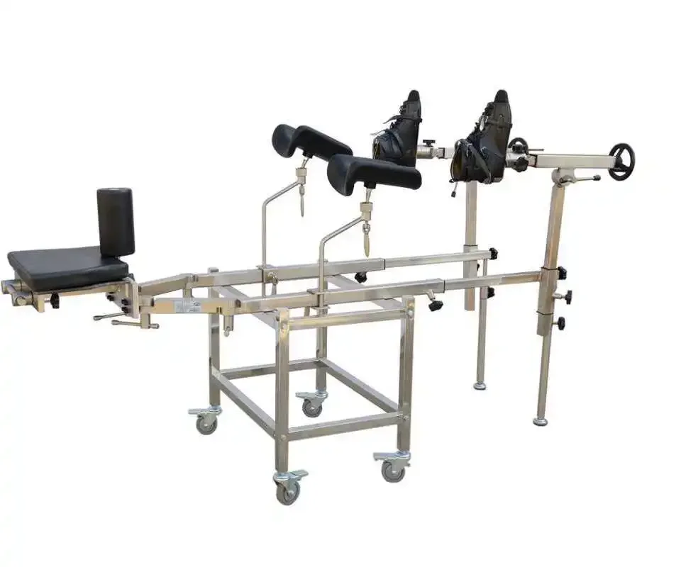 Stainless steel suspended  operating table surgical traction frame for lower limb traction  surgery price