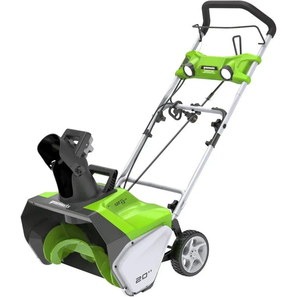 

13 Amp 20-inch Electric Snowthrower With Light Kit Lawnmower Freight Free Trimmer Garden Border Cutter Battery Trimmer for Grass