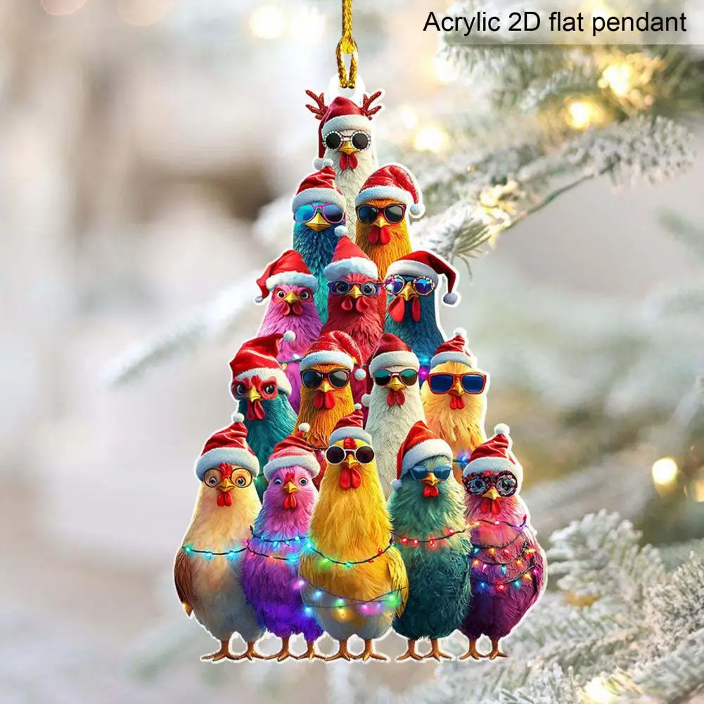 Easy to Hang Decoration Christmas Theme Decor Festive Holiday Home Decor Stacking Chicken Coffee Tennis Ball for Christmas