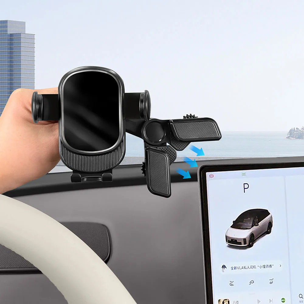 Suporte de Telefone para Carro Dedicado para Zeekr 8X 9X 2026-2027, Suporte de Navegação com Tela Flutuante, Acessórios de Modificação e Suprimentos