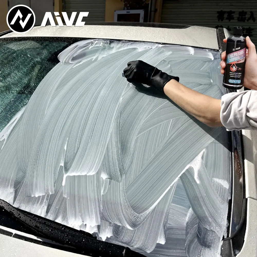 Auto Glas Öl Film Entfernen Paste Aivc Auto Glas Film Beschichtung Entferner Klare Vision Hydrophobe Windschutzscheibe Auto Detaillierung Werkzeug