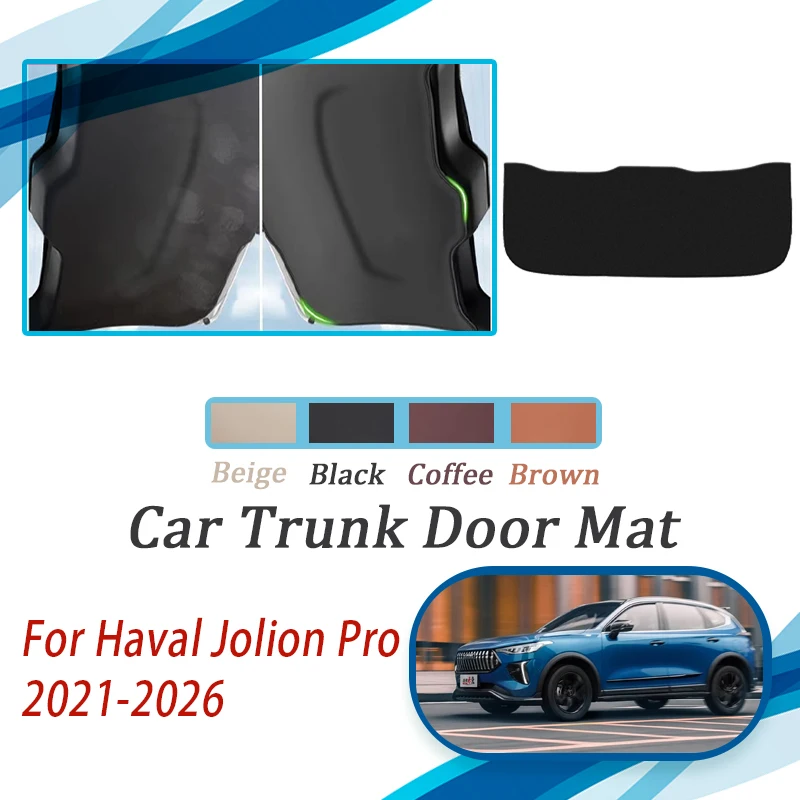 Car Tailgate Pads For Haval Jolion Pro Chitu 2021 2022 2023 2024 2025 2026 Anti-dirty Trunk Door Covers Leather Mats Acesssories