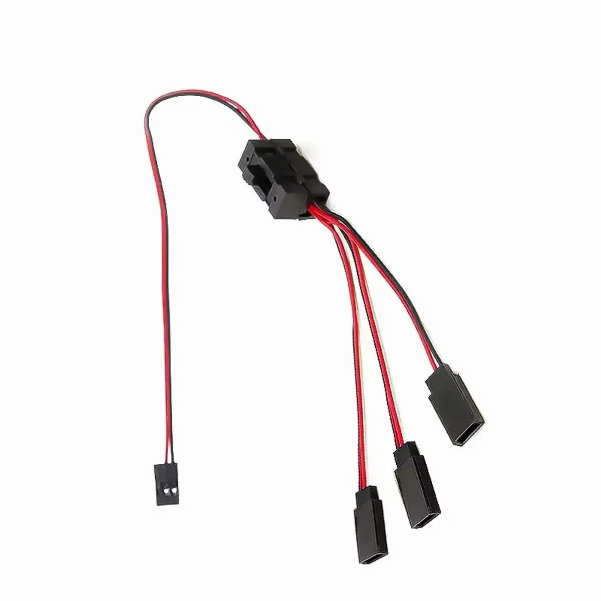 Replacement Y Split Line On/off Switch Channel Extension Cords Cable Light Wire Split Cable for RC Climbing Car Light Group