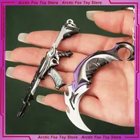 Valorant Weapon Melee Reaver Vandal Prime Karambit Classic Butterfly Knife Peripheral Machine Gun Metal Keychain Gift Toys Game
