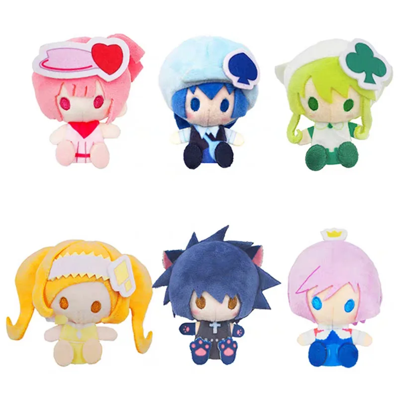 7Cm Anime Shugo Chara Cute Ran Suu Pin Plush Filling Keychain Decoration Clothes Backpack Pendant Two-Dimensional Doll Toy Gift