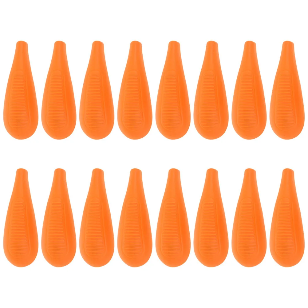 

8Pairs Clothes Hanger Shoulder Guards Plastic Anti-Deformation Pads Extend Shoulder Formers for Sweaters Coats Rack Orange