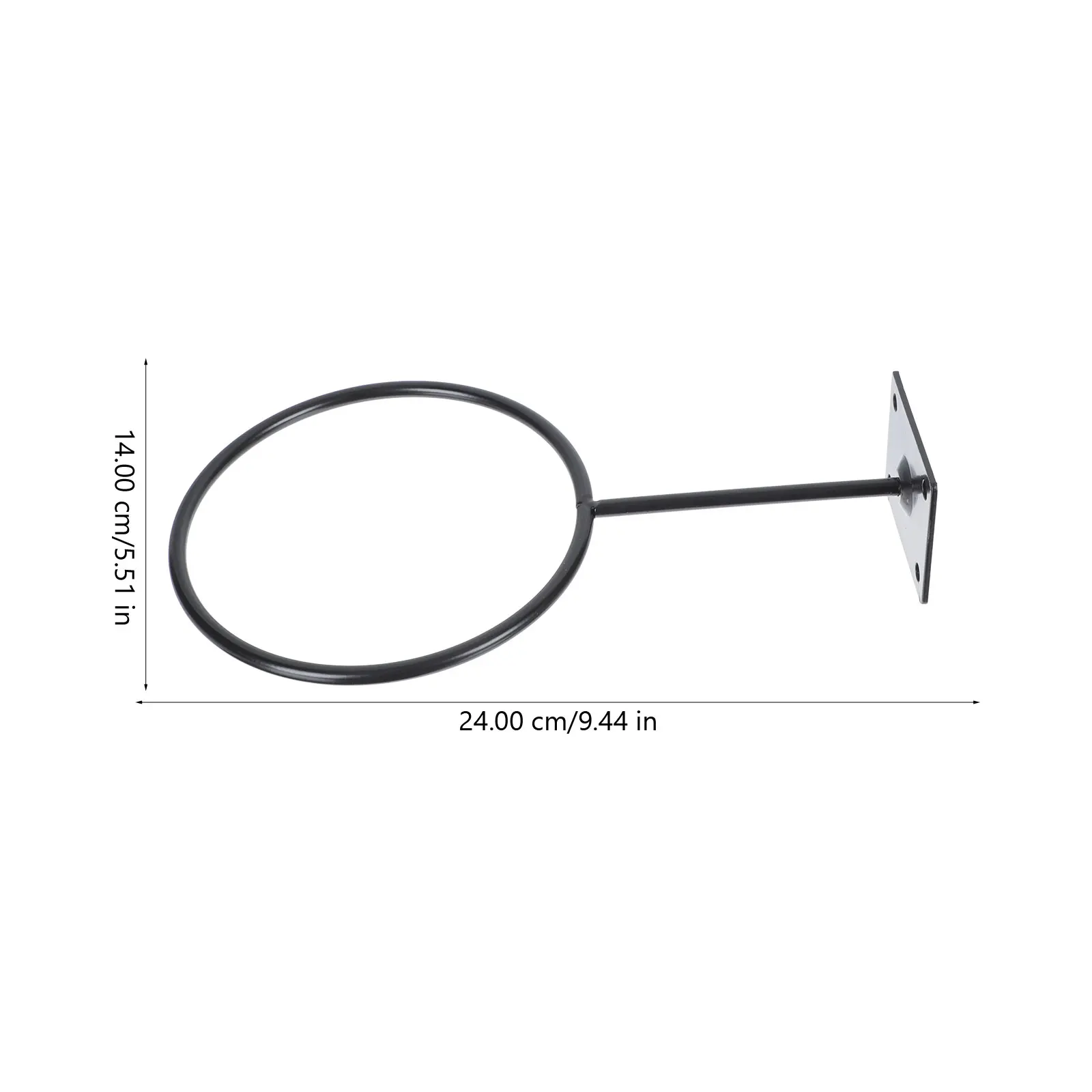 

2pcs Ball Rack Basketball Storage Soccer Holders Wall Mounted Shelf Durable Space Saving Home Use