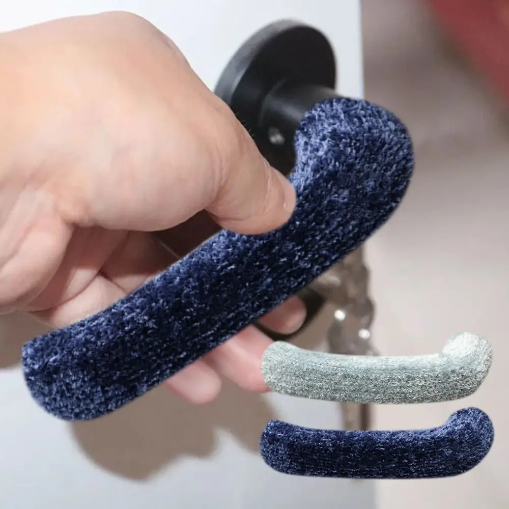 Weiche Winter Wärmer Türgriff Kühlschrank Knopf Abdeckung Plüsch Handschuhe Hause Werkzeug Zubehör Doppeltür Kühlschrank Türgriff Abdeckung
