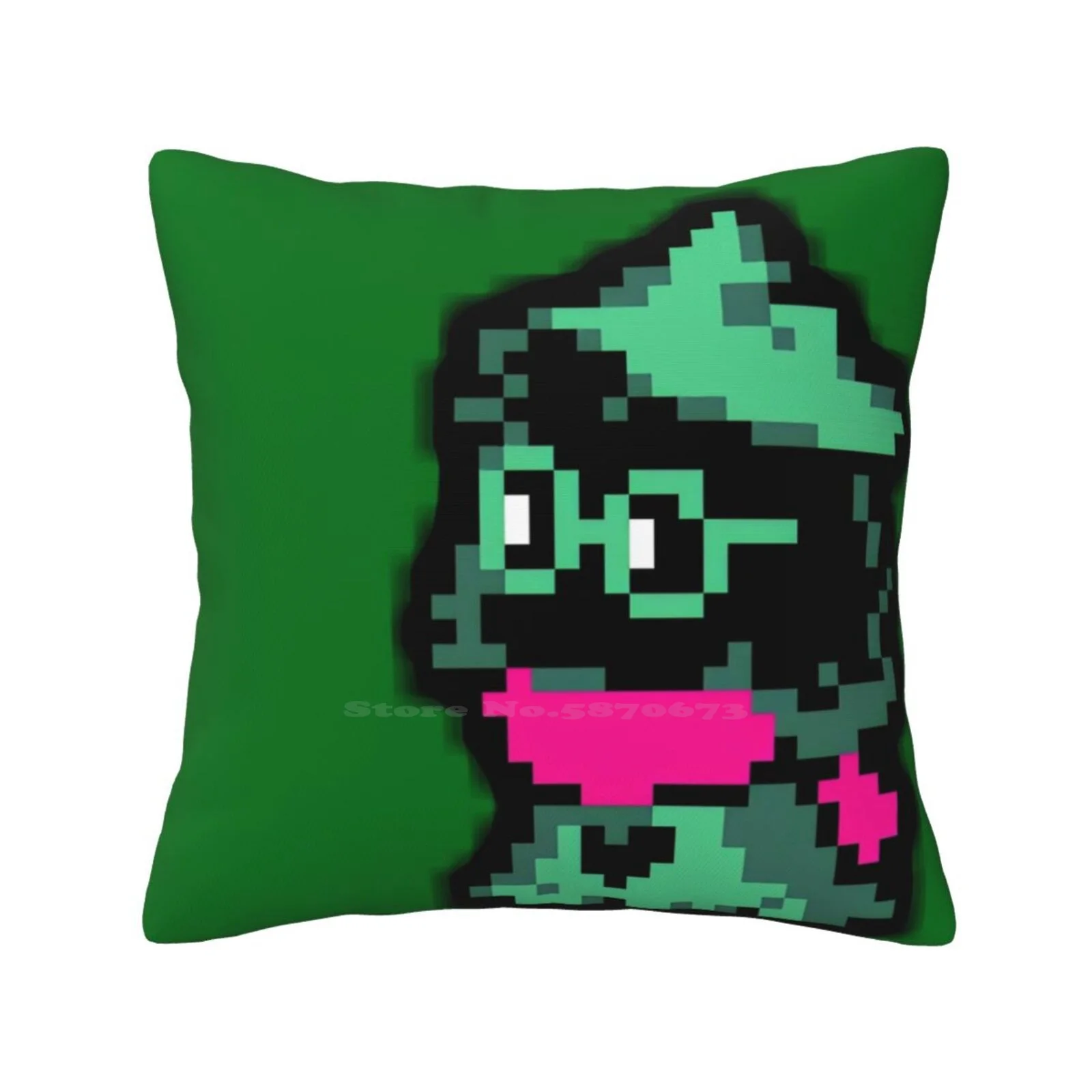 Ralsei ( Deltarune ) Fashion Sofa Throw Pillow Cover Pillowcase Ralsei Relaxing Sitting Face Hidden Deltarune Undertale 2 Kris