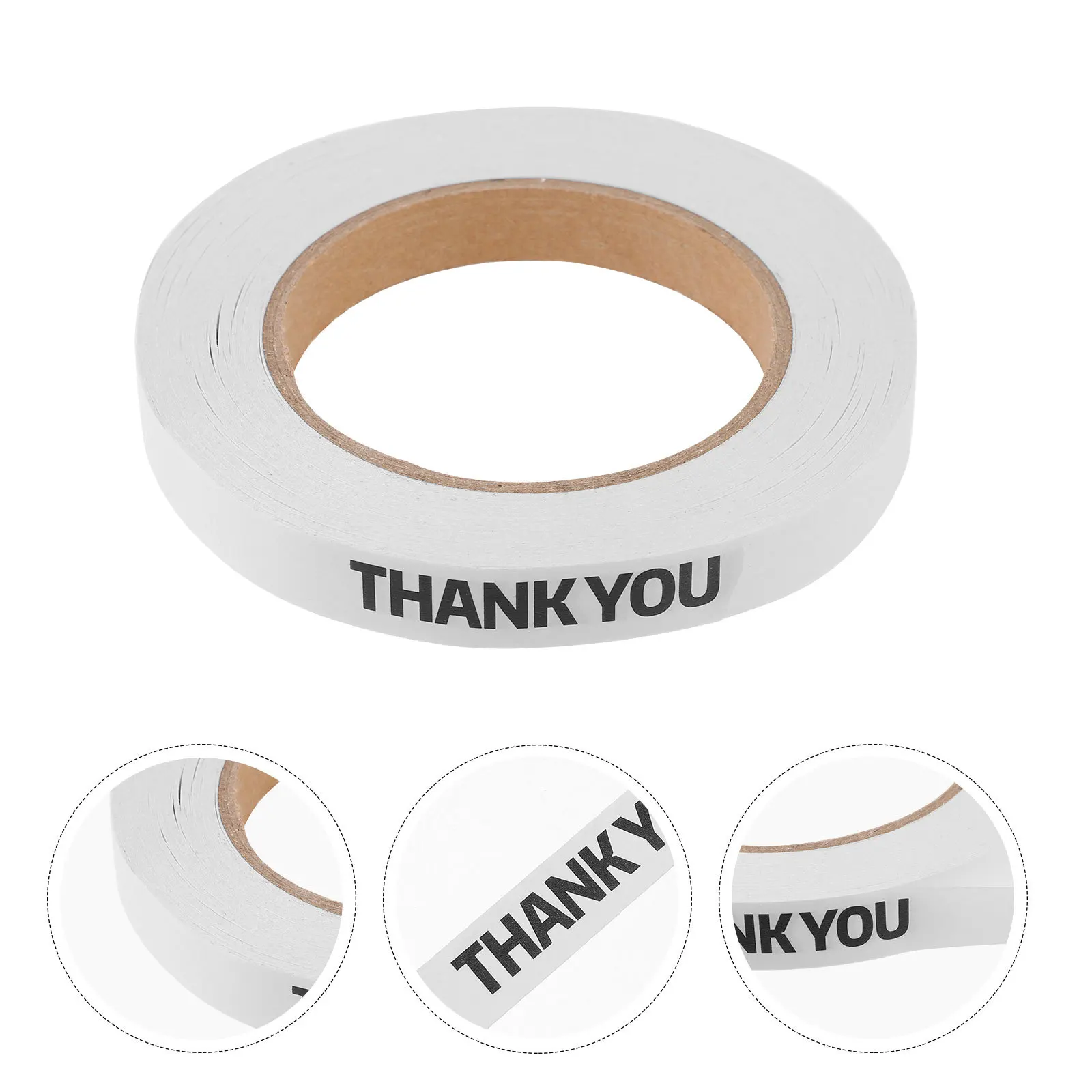 

1 Paper Thank You Packaging Tape Sealing Tape for Small Business Bakery Gift Bag Packing Tapes Bag Sealing Tapes