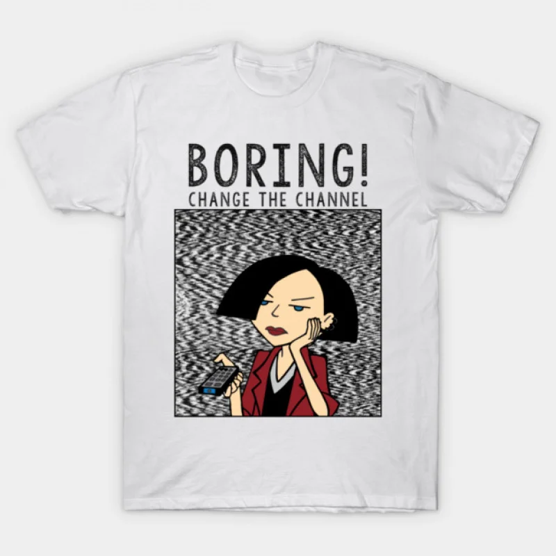 

Jane's Reality Retro Sick sad world Daria Gift t shirt 90s Nostalgia cartoon Graphic Clothes 100% cotton printed Y2K clothing