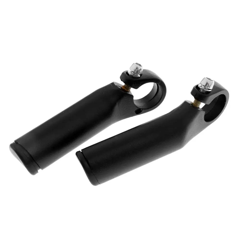 2x Ergonomic  Mountain Bike Handlebar Hand End Bar Grips