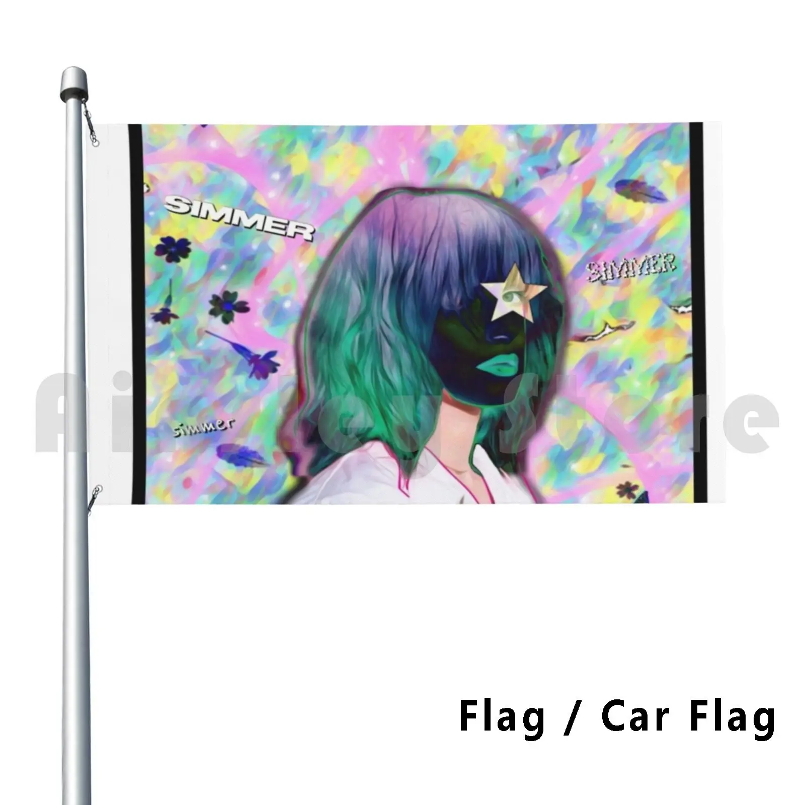 Simmer Simmer Simmer Outdoor Decor Flag Car Flag Hayley Williams Paramore Petals For Armor