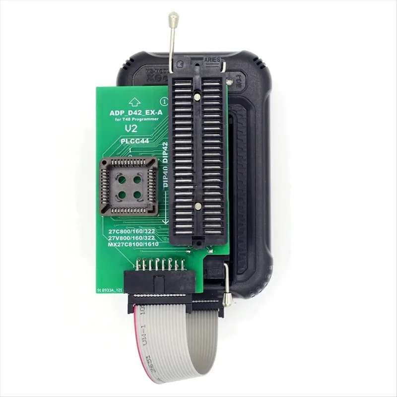 ADP_D42_EX-A Adapter for T48, ZIF Socket PLCC44 to DIP42 for 27Cxxx/27Vxxx EPROM Programmer