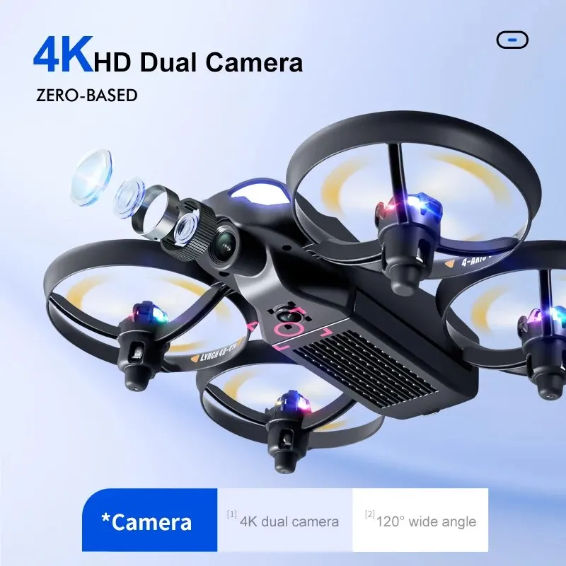 V16 Drone with Wide Angle Camera HD 4k 1080P WIFI FPV Drones Height Hold Professional RC Quadcopter Dron Kid Toy Gift