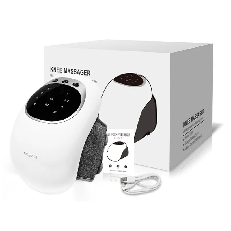 

Портативный электрический умный беспроводной физиотерапевтический расслабляющий подогрев вибрации горячий компресс массажер для колена облегчение боли с подогревом