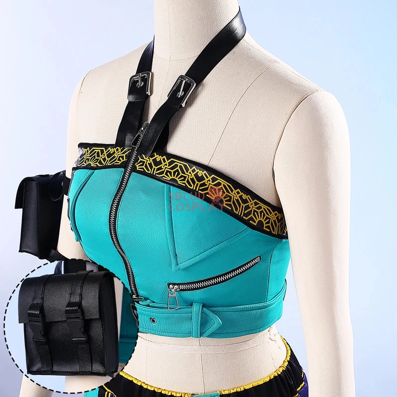 

◢2026SBluuCosplay Zoeyy Cosplay Costume R Quality Embroidery Zoey Cosplay Wig Halloween Outfit◢*%
