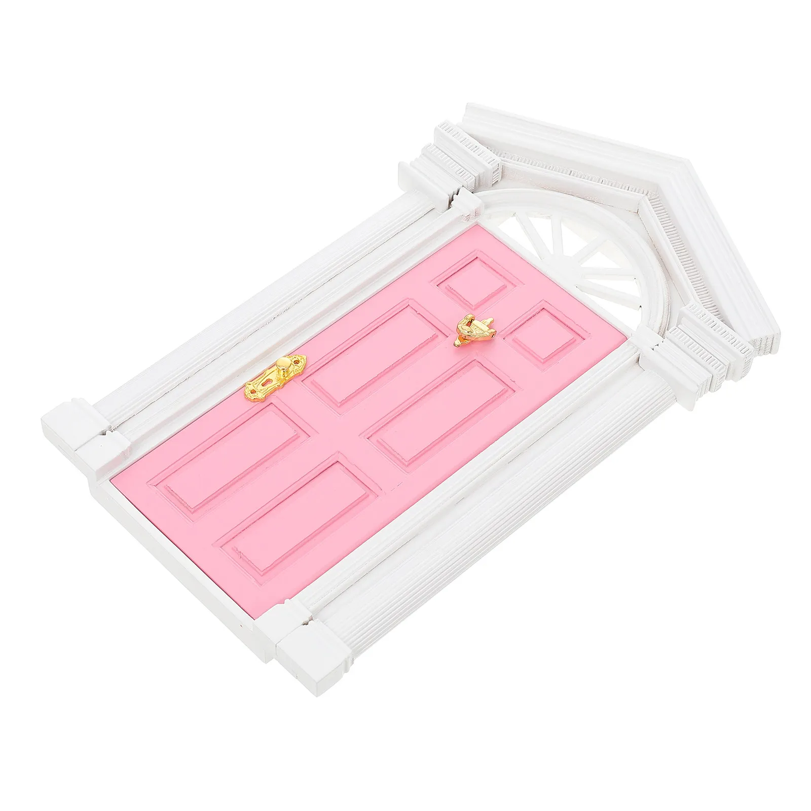 

1Pcs Mini Door 6 Grids Wooden Open Door for Dollhouse Decoration Handcrafted Decor Ideal Gift Kids DIY