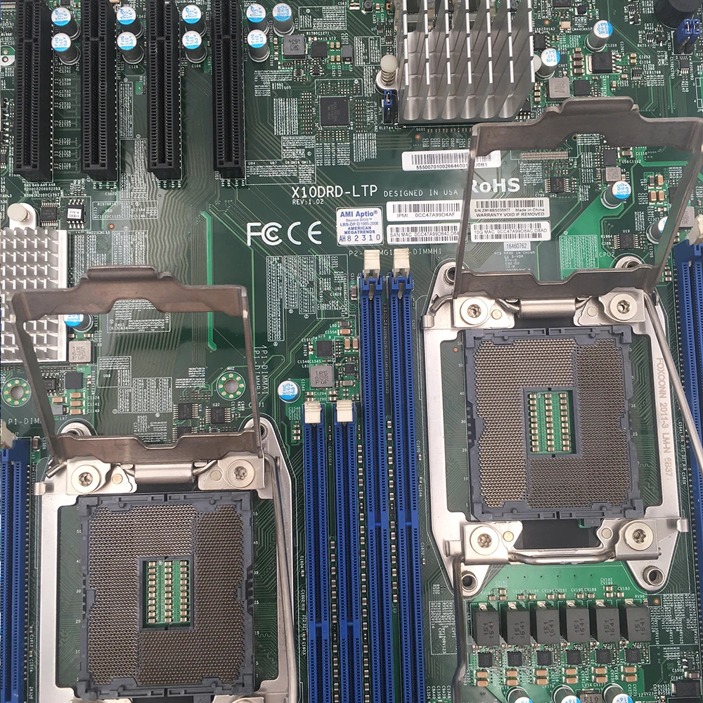 X10DRD-LTP para Supermicro Dual Xeon E5v3 LGA2011 DDR4 Dual Gigabit Placa-mãe de servidor de porta óptica