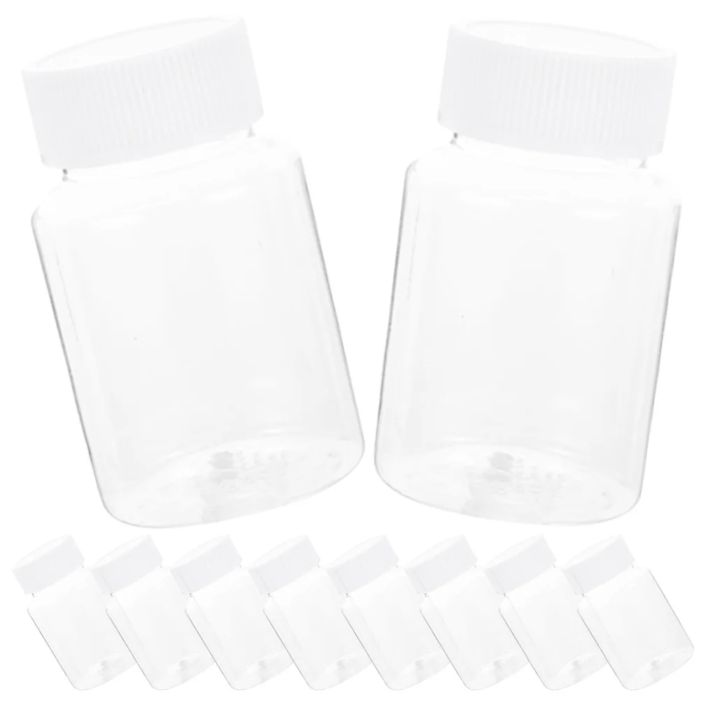 40 stuks plastic reisgeneeskundecontainer kleine draagbare pilfles organizer mini-etui voor buiten kamperen wandelen picknick