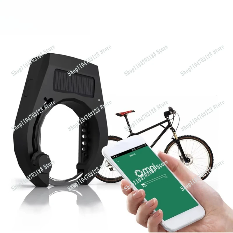 Factory direct new wireless IP67 waterproof wheel electric smart bike lock anti-loss