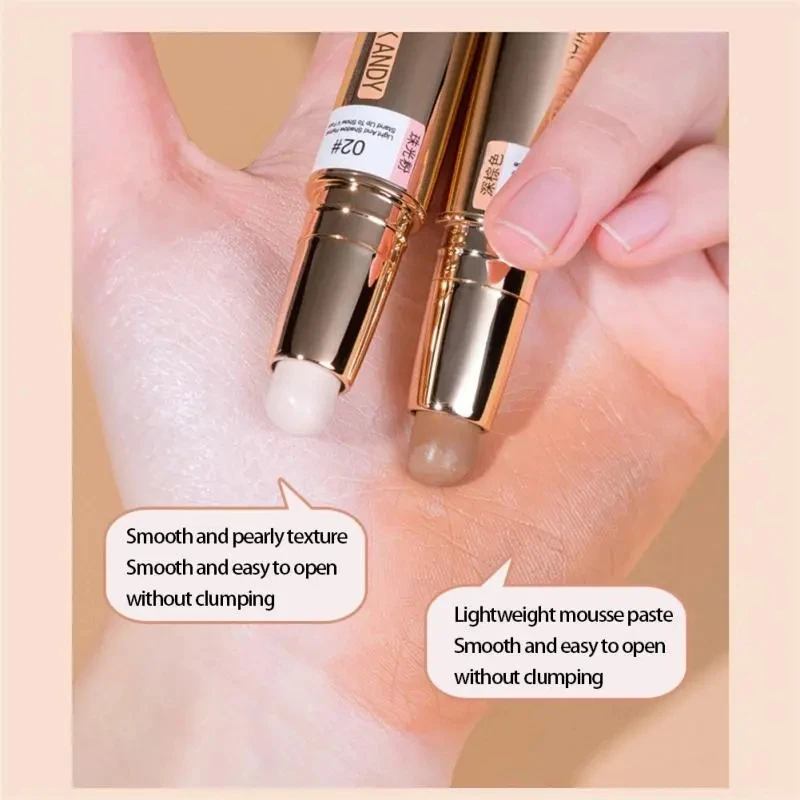 MACK ANDY Double-headed Face Highlight Shadow Repair Stick Pen Three-dimensional Brightening Face Nose Shadow Concealer Cosmetic