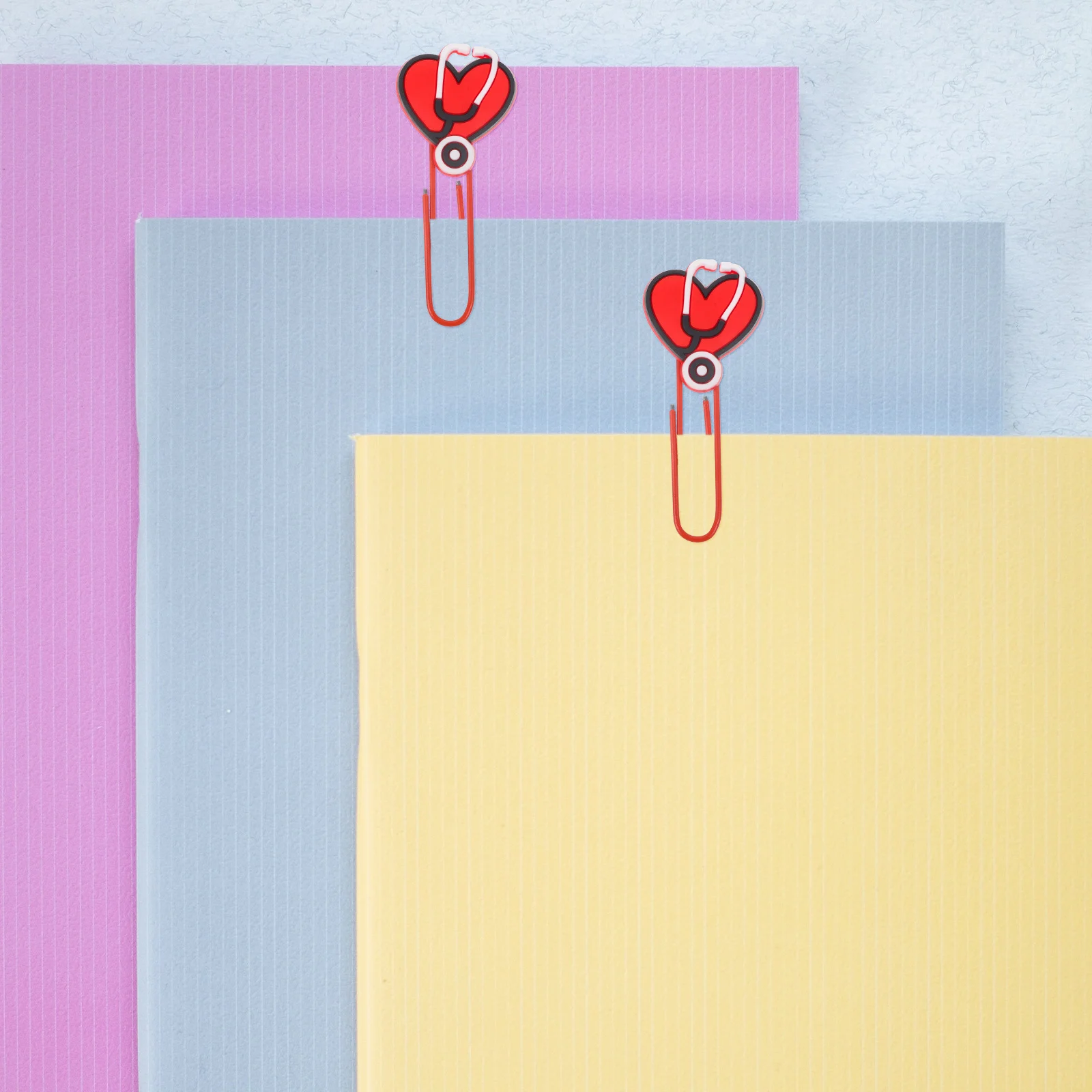 10 Pcs Cute Paperclips Bookmark Reusable Jumbo Binder Decorations Delicate Marks Bulk