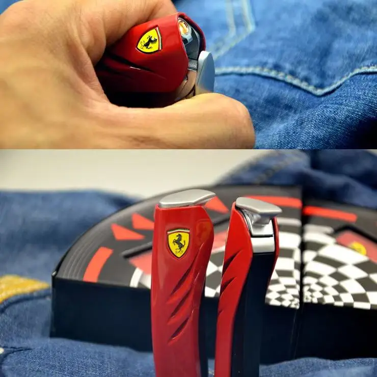 لفيراري صندوق هدايا ولاعة معدنية إصدار محدود نمط سباق مقاوم للرياح لفيراري 550 بارشيتا بينينفارينا 575 GTZ 612 روما