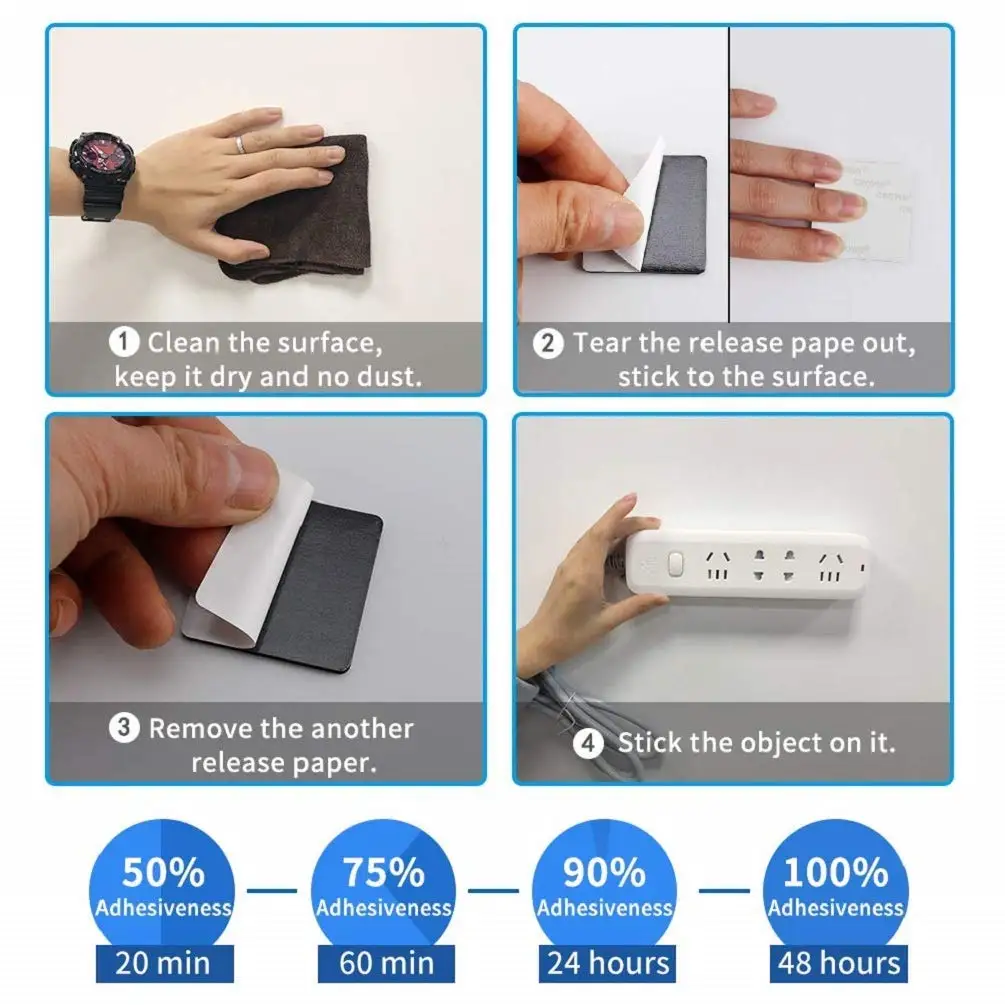 60Pcs Super Strong Double Sided Adhesive Foam Pads Extra Strong Double Sided Adhesive Tape For Home Office Accessories