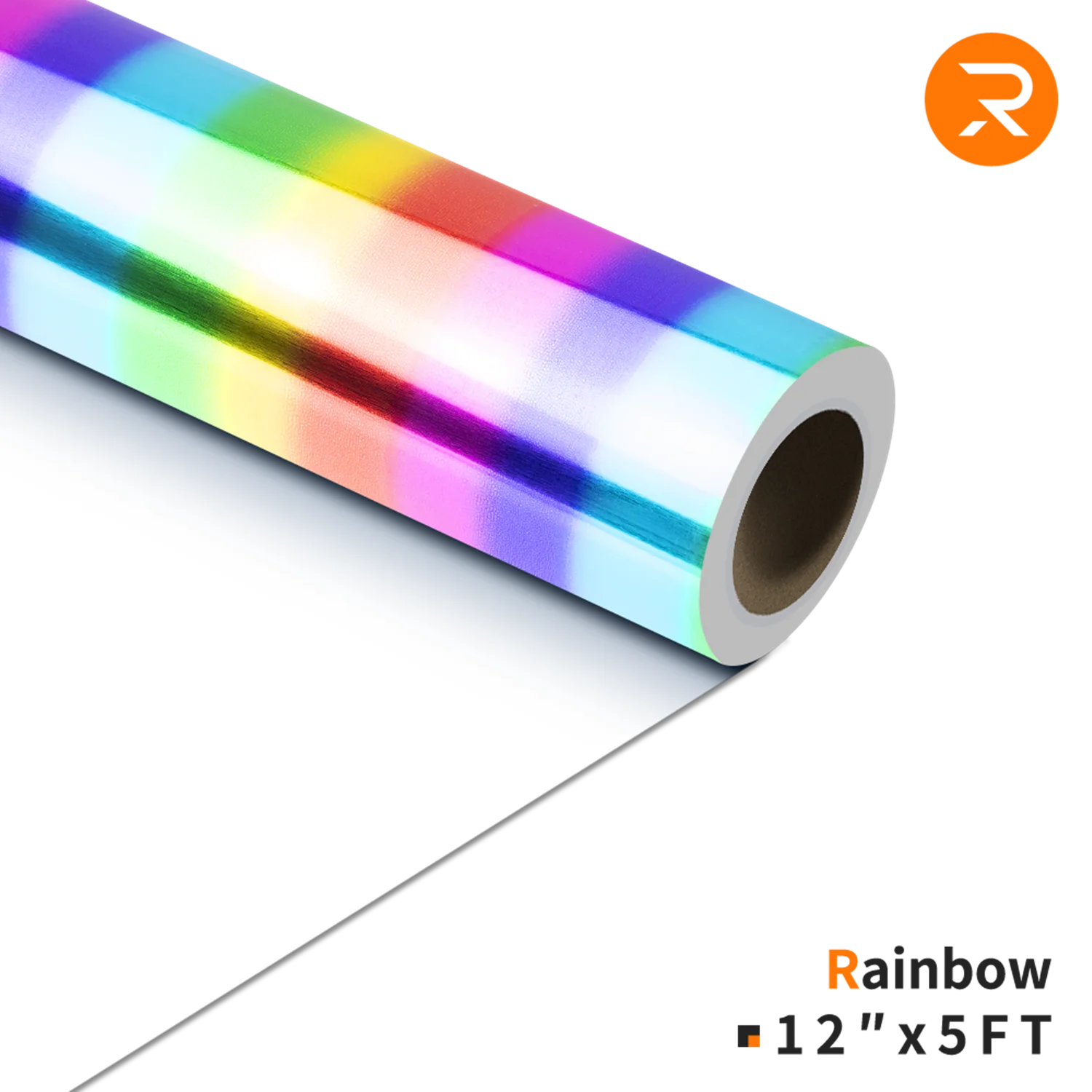 HTVRONT 30x15 0 سنتيمتر/12X5ft الليزر قوس قزح اللون لامع نقل الحرارة لفافة خلات الفينيل ل Cricut لتقوم بها بنفسك تي شيرت الحرفية الحديد على HTV فيلم