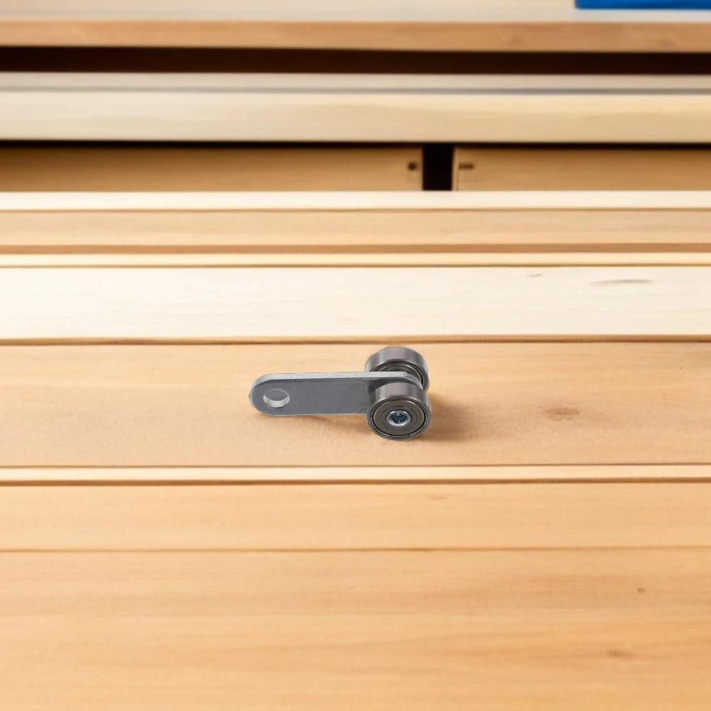 2pcs Sliding Pulley Double Wheel Roller Hanging Rail Furniture Barn Door Trolley Cable Track Wardrobe Door Wheel