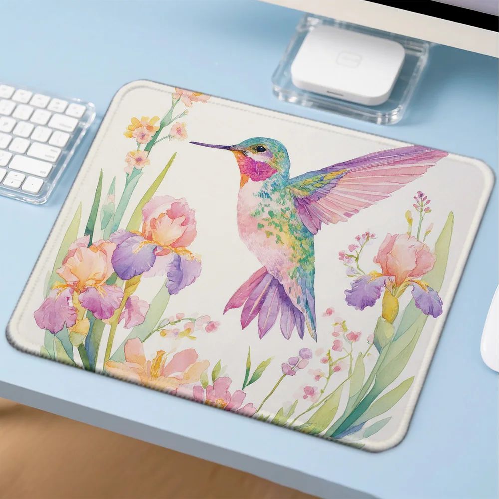 Mosepad hummingbird Computer Mat Desk Accessories Pc Gamer  Mousepad Company Game Mats Mouse Anime Mause Table Decoration