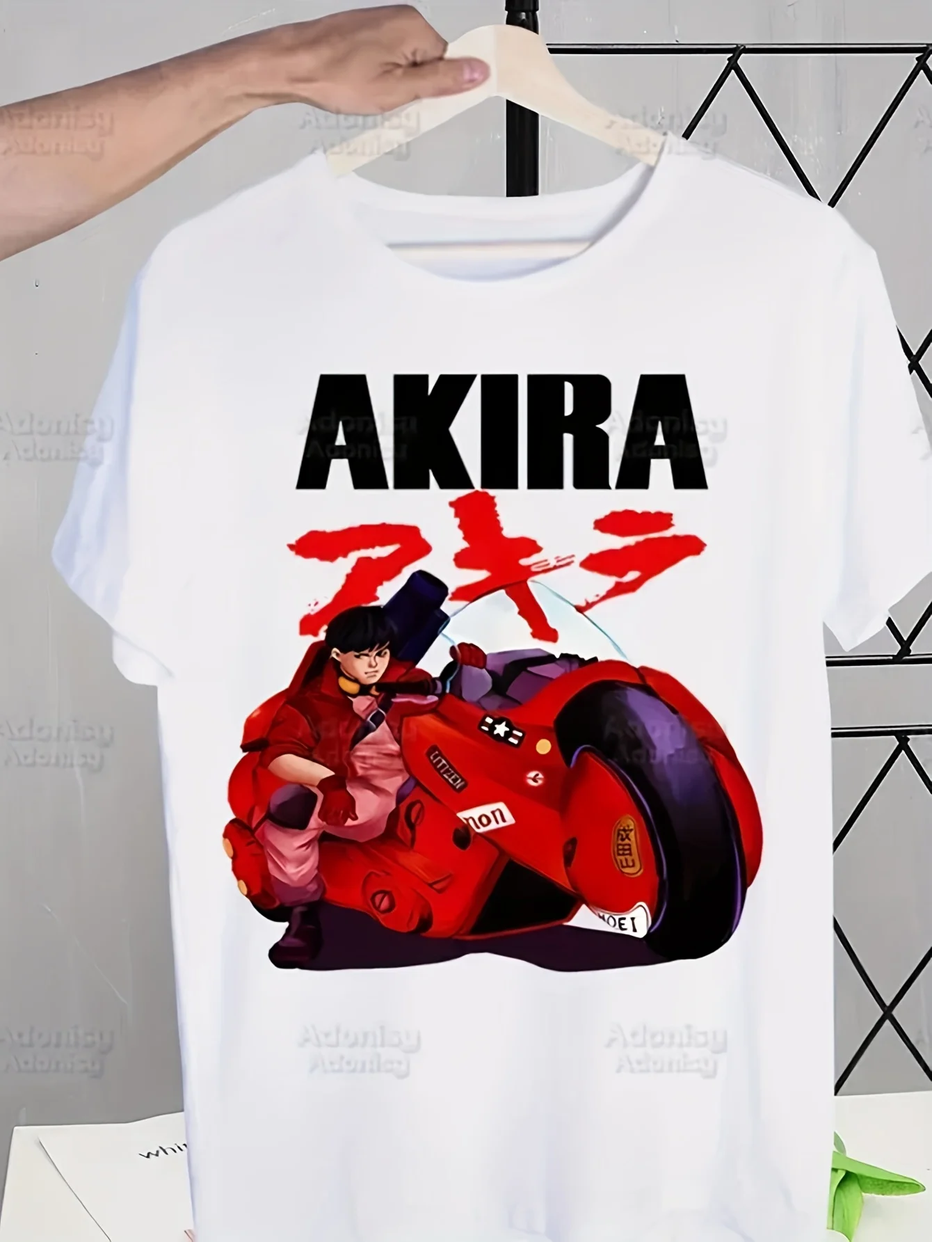 

Akira Anime Manga Japanese T Shirt Men Retro Tops Tees Harajuku Neo Tokyo Shotaro Kaneda Tshirt Streetwear Hip Hop T-shirts