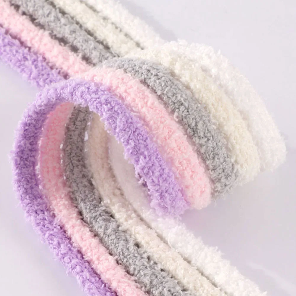 1 Pair Thicken Round Plush Laces Sneakers Rope Autumn Winter Solid Color Shoelaces Replace Sneaker Rubber Band Shoelaces Strings image 4