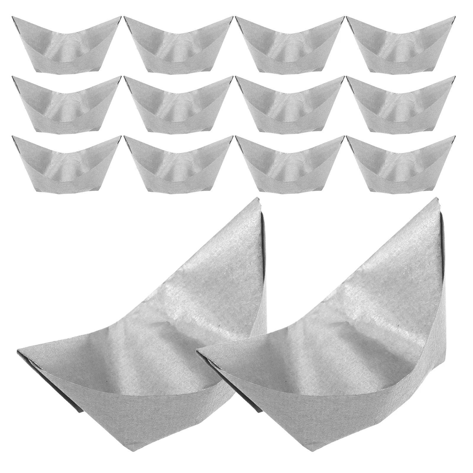 

500Pcs Paper Ingots Mini Chinese Yuan Bao Traditional Handmade Worship Supplies for Ancestral Sacrifices Tomb Sweeping Day