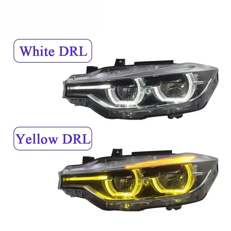 

Suitable for SJC Auto Car Accessories LED Headlights for 3 Series F31 F30 F35 Dual-Color Head Lights 2012-2018 Plug and Play