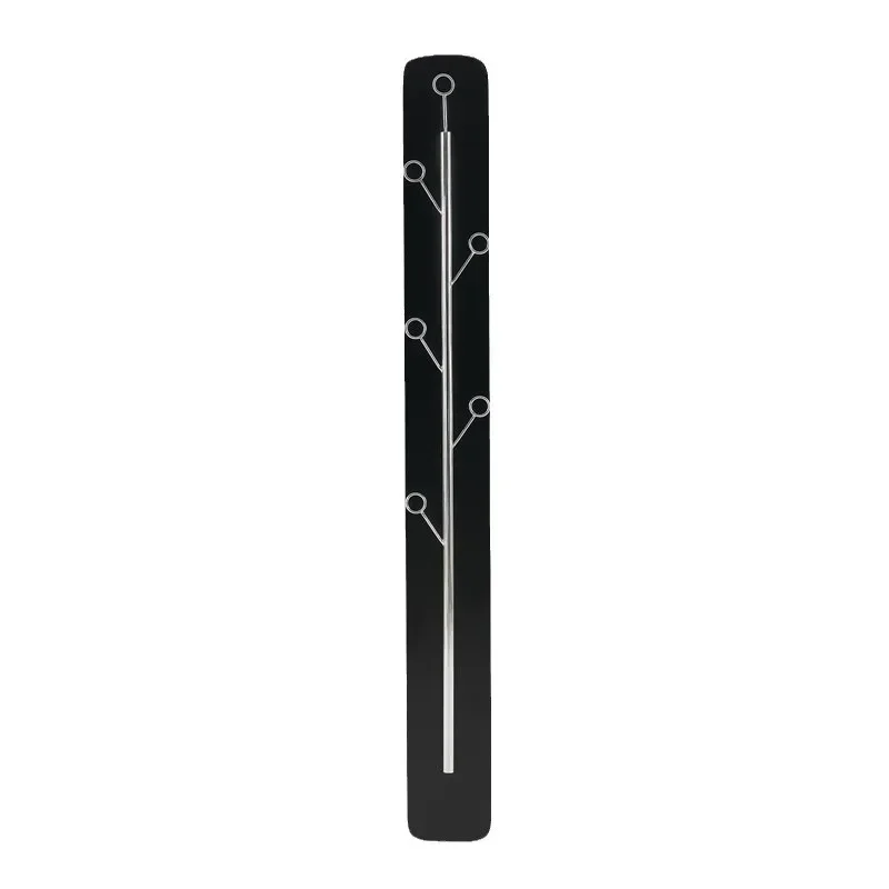 Stainless steel clothes rack No punching, home wall hanging, household living room bag rack, bedroom simple fitting room