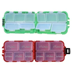 ABS Material Fish Accessories Box 38.5g Bait Box Portable Storage Box OEM and on Stocks 4 Color High Quality