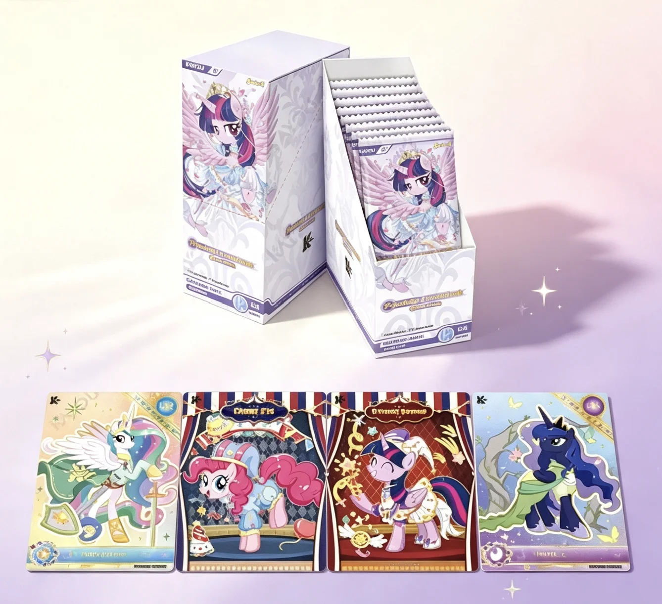 KAYOU New Moon‑themed English Paper Collectible Card Pack Princess‑inspired Hobby Display Trading Cards Surprise Present