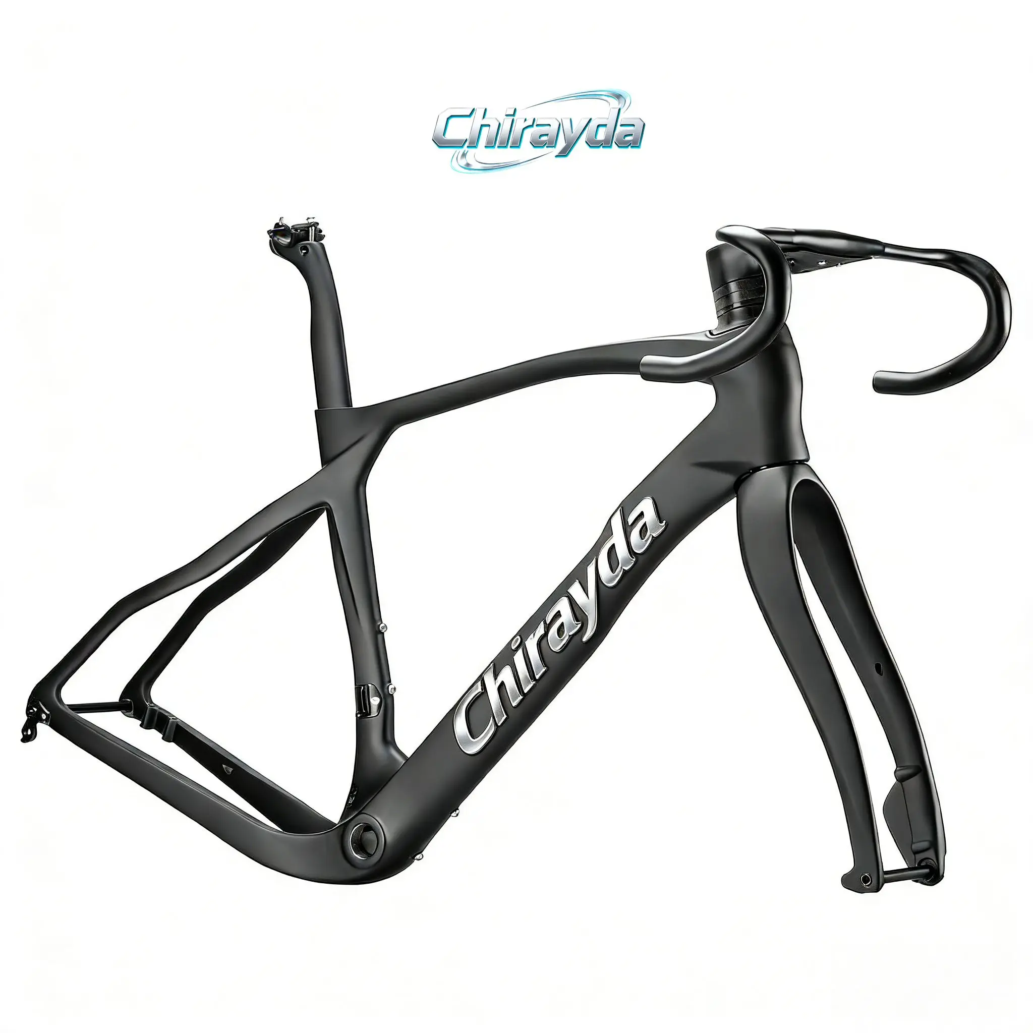 

Internal Routing Disc Brake Light Weight Carbon Road Bike Frame T1200 Toray Internal Cable Routing 2026 New Chirayda Aero Design