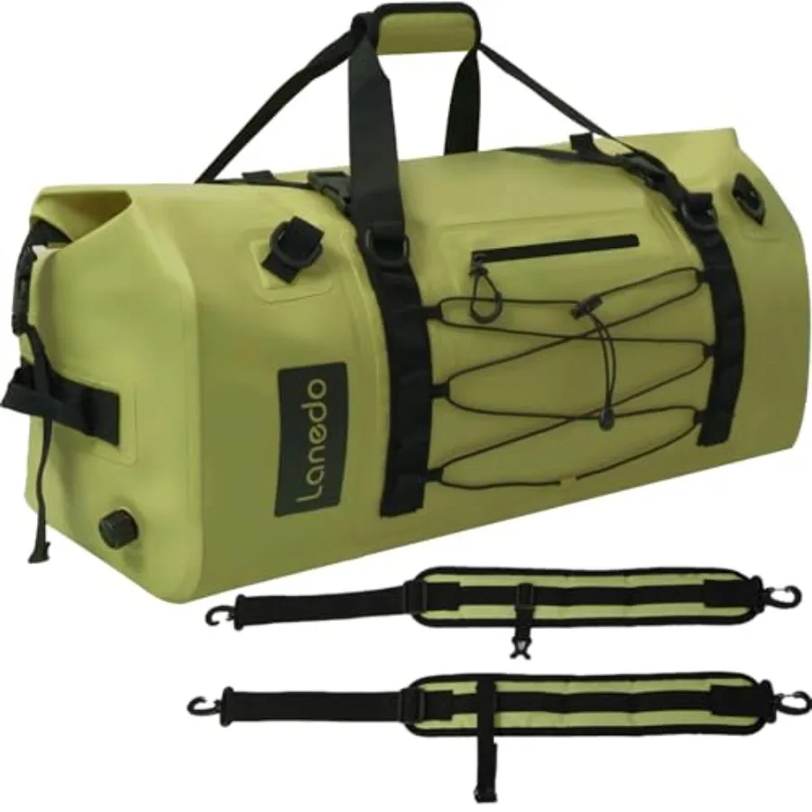 

80L Dry Bag Large Waterproof Bag Roll-Top Heavy Duty Fishing Duffel Bag with Durable Straps and Handles for Kayaking Paddle boa