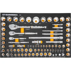 Tooth SAE/Metric Mechanics Tool Set with EVA Foam Tray