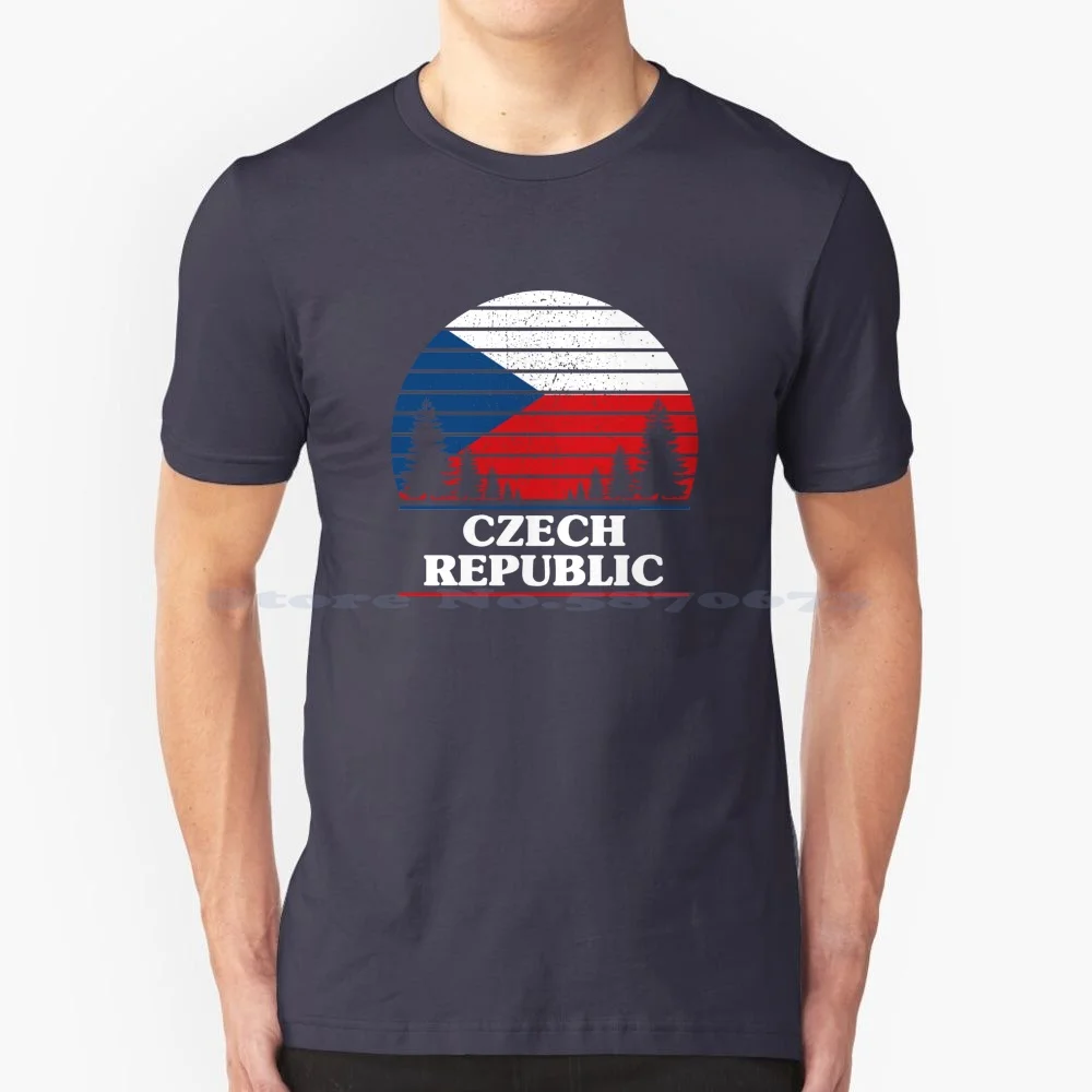 Czech Republic T Shirt 100% Cotton Tee Czech Republic Flag Tschechische Republik Tschechin Osteuropa Tscheche Ostblock Prag