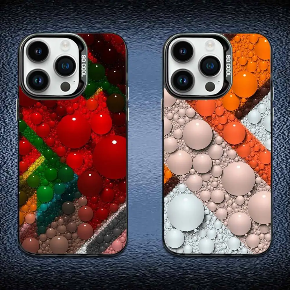 

Colorful Rainbow Phone Case For iPhone 17,16,15,14,13,12,11,X,Mini,Pro,E,MAX Black Candy Matte Shockproof Cover