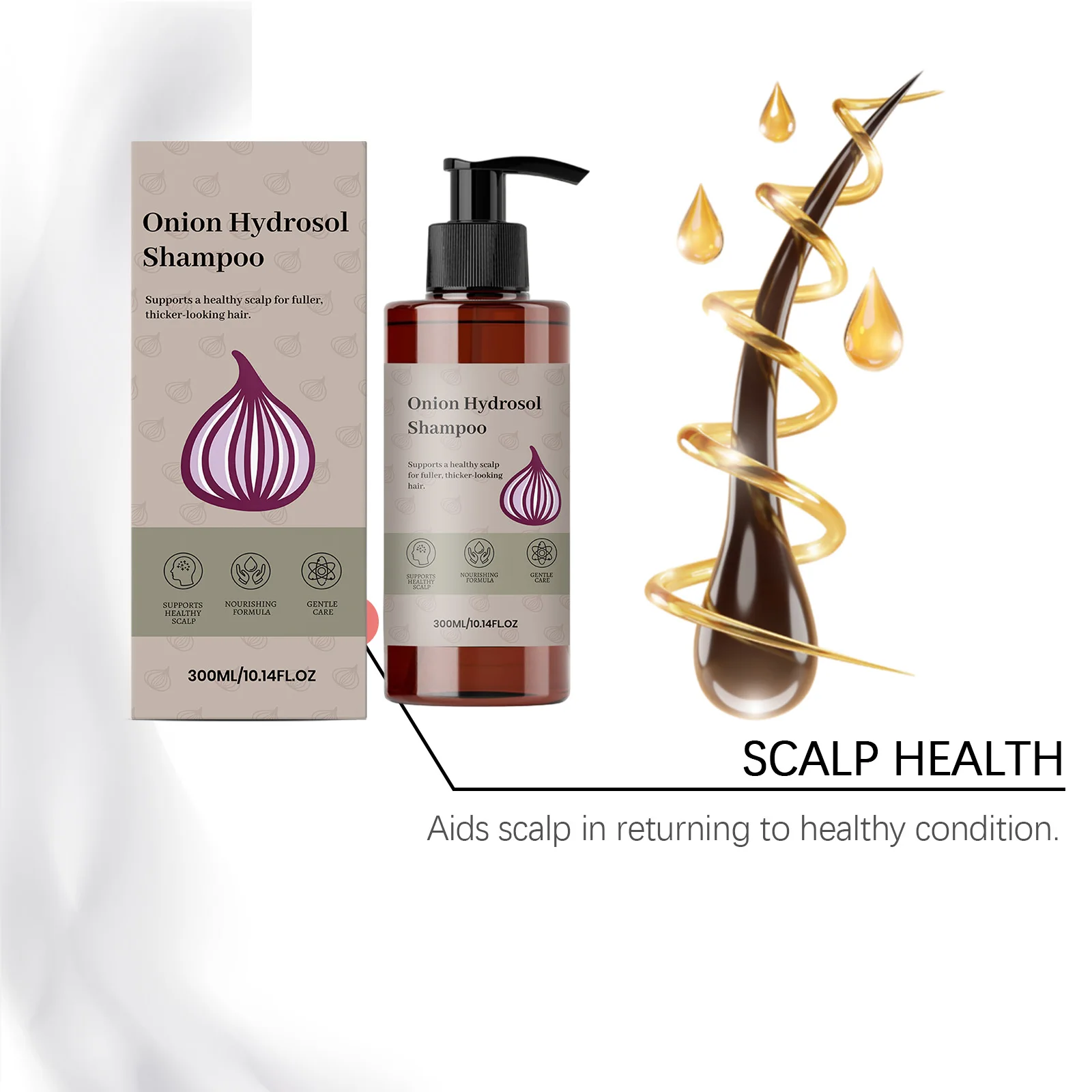 Nourishing Supple Shampoo Anti Hair Loss Nourish Scalp Reduce Thinning Repair Damaged Improve Hair Quality Strengthen Hair Root