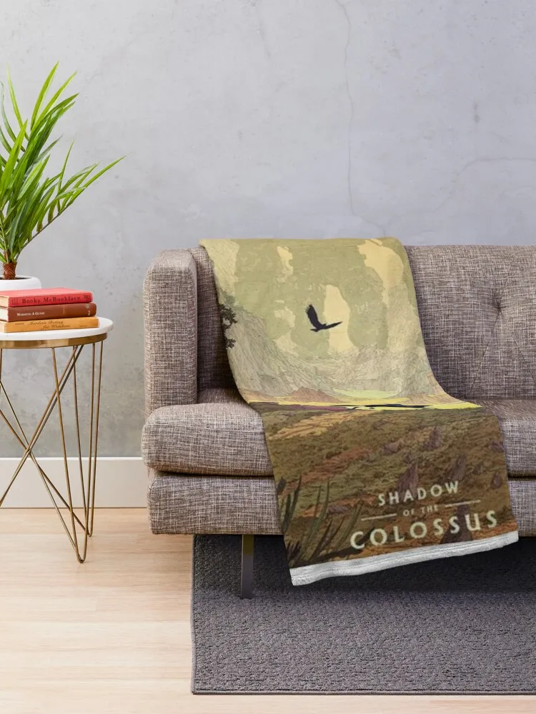 Shadow Of The Colossus Throw Blanket Hairys Camping Blankets