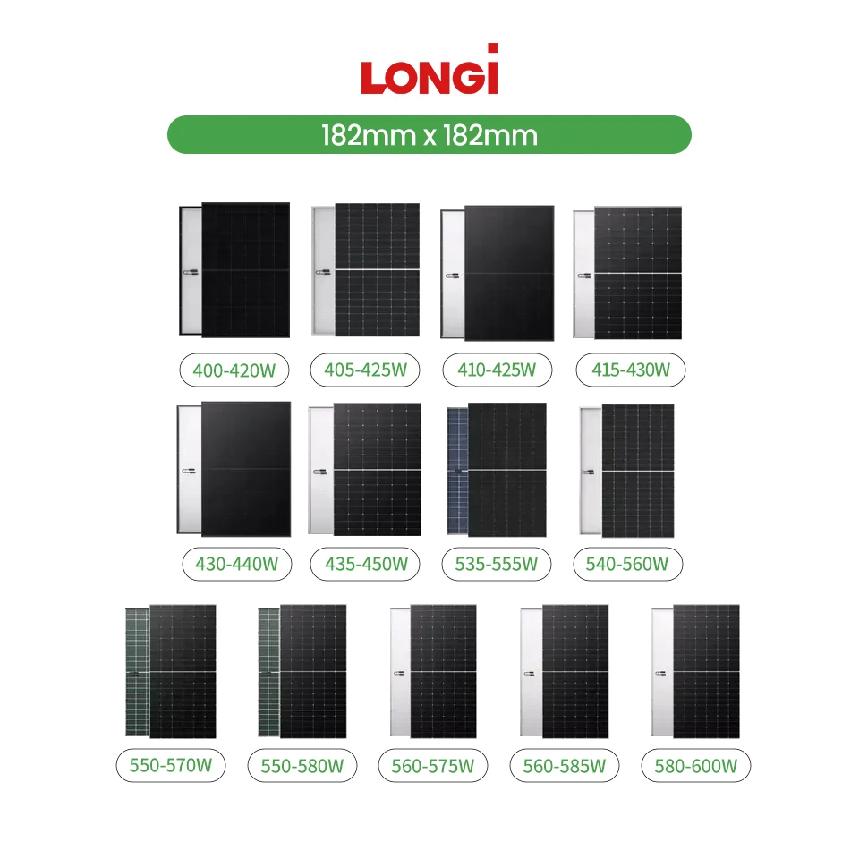 Wholesale Tire 1 Brand Longi Solar Panel 575w Longji Solar Panels Solar Panel 580w