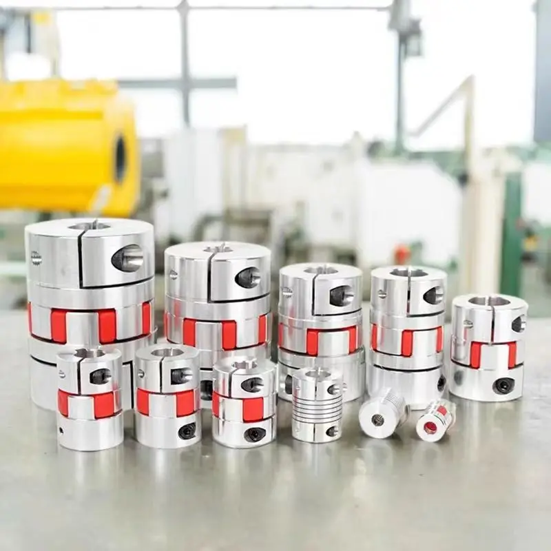 1Set D20 L25 Spide Claw Flexible Servo Motor Coupler Hole 3/4/5/6/6.35/7/8/9/9.525/10mm Aluminium Alloy Flexible Jaw Coupling