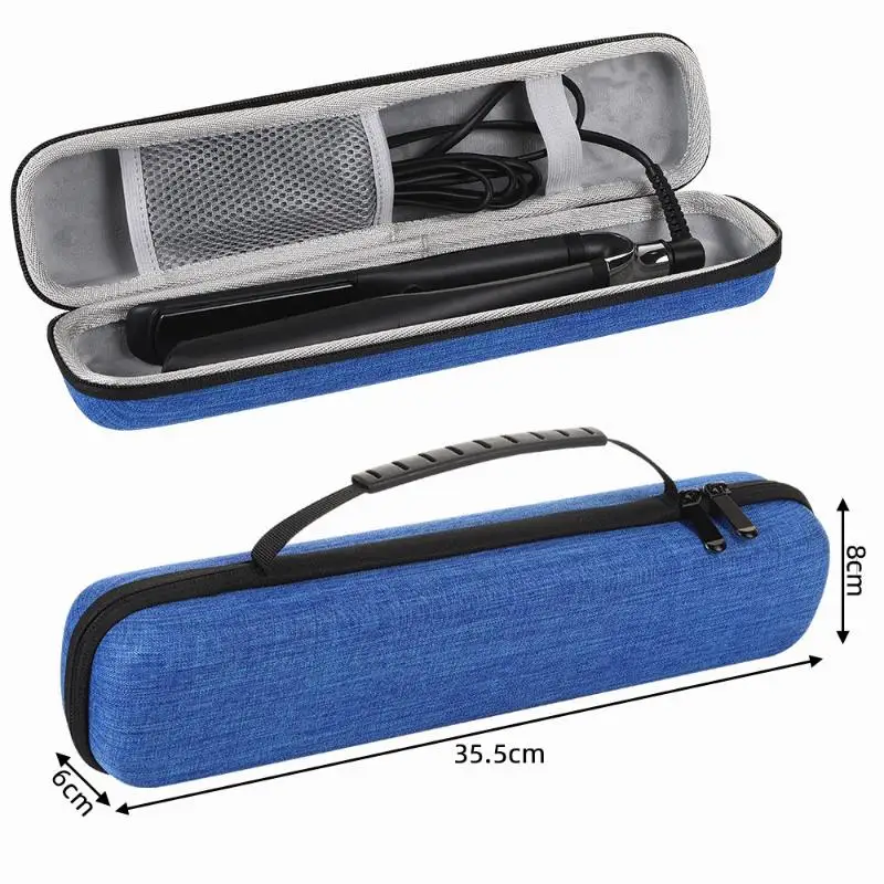 Portable EVA Hair Straightener Storage Bag Curling Iron Hair Rollers Storage Bag Waterproof Carrying Case Organizer Hair Tools